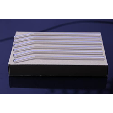 Durable 12PCS Clear Glass Straws for Every Drink