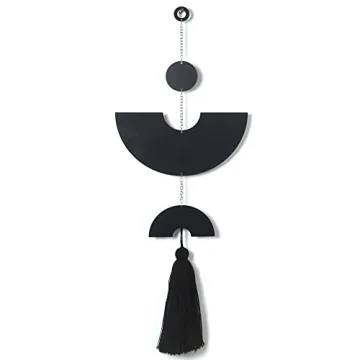Stylish IOWER Black Metal Wall Decor for Modern Homes
