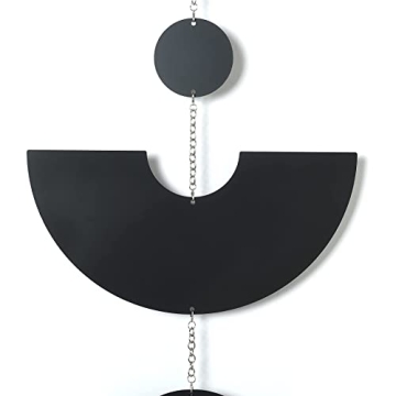 Stylish IOWER Black Metal Wall Decor for Modern Homes