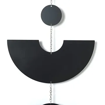 Stylish IOWER Black Metal Wall Decor for Modern Homes