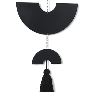 Stylish IOWER Black Metal Wall Decor for Modern Homes