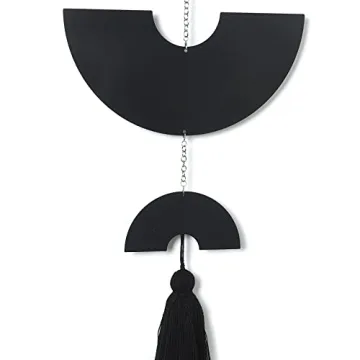 Stylish IOWER Black Metal Wall Decor for Modern Homes