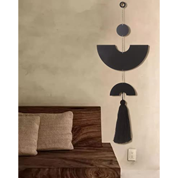 Stylish IOWER Black Metal Wall Decor for Modern Homes