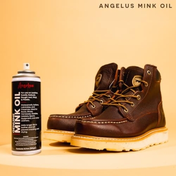 Angelus Mink Oil Conditioner Spray for Leather Protection