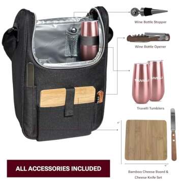 Truvelli Insulated Wine Tote - The Perfect Travel Companion