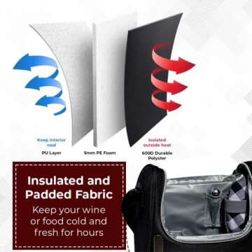 Truvelli Insulated Wine Tote - The Perfect Travel Companion