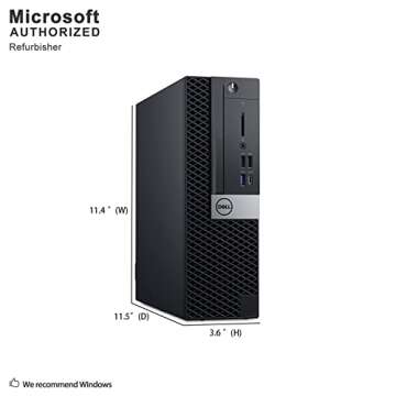 Dell OptiPlex 7050 SFF Intel i5 Desktop with SSD Performance