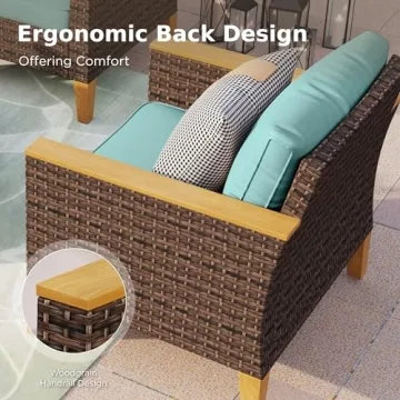 Stunning PHI VILLA 12 Pieces Patio Set for Outdoor Happiness