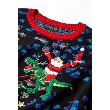 Blizzard Bay Trex Space Sleigh Sweater for Holiday Fun