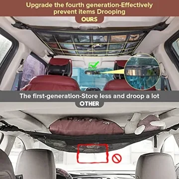 Upgrade Car Ceiling Cargo Net - Maximize Vehicle Storage
