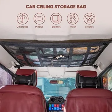 Upgrade Car Ceiling Cargo Net - Maximize Vehicle Storage