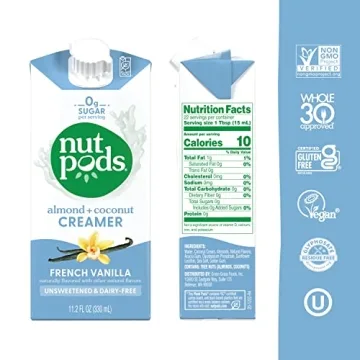 Nutpods Dairy-Free Creamer - Sugar Free, Keto, Vegan