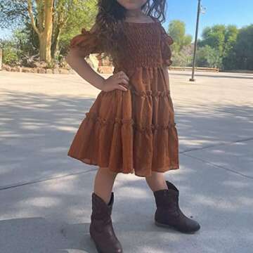 BemeyourBBs Toddler Summer Beach Dress for Girls 2-3T