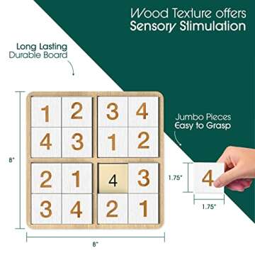 Keeping Busy Wooden Sudoku Game with Templates | Dementia Activities for Seniors | Alzheimers Activi...