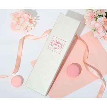 Lovelyshop Pink Crystal Metal Star Fairy Wand with Ribbon for Girls Halloween Decorations