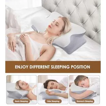 FAIORD Cervical Pillow: Memory Foam for All Sleepers