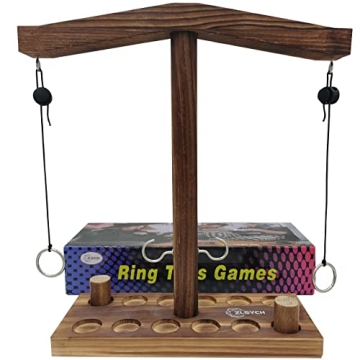 Ring Toss Game for Adults and Kids - Fast-paced Interactive Fun with Shot Ladder!