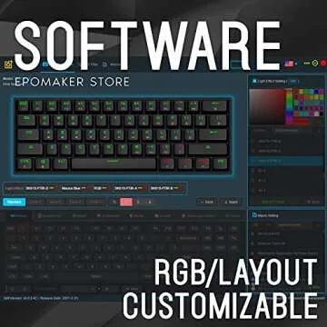 EPOMAKER SK61 61 Keys HOT SWAPPABLE Mechanical Gaming Keyboard