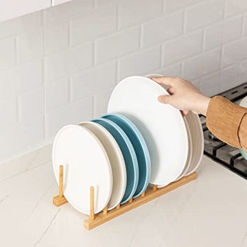 HBlife Bamboo Dish Rack for Kitchen and Home Organization