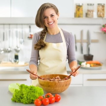 Zulay Kitchen 9.4" Teak Wooden Cooking Spoon – Non-Stick, Durable Utensil for Every Chef