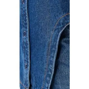 Lioness Women's Off Duty Denim Shirt, Dark Denim, Blue, M