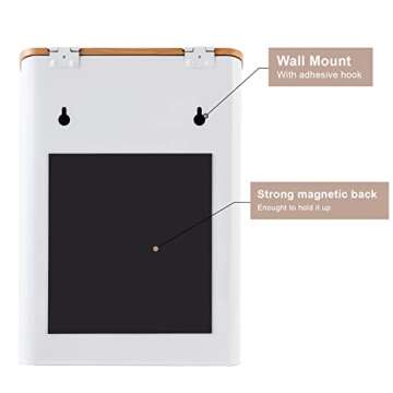 SUBEKYU Magnetic Lint Bin - Stylish Laundry Organization Solution