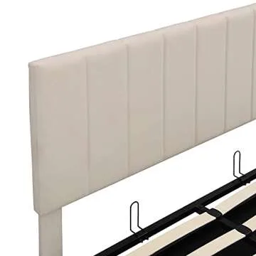 Elegant Merax Full Size Upholstered Bed with Storage