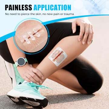 Wound Closure Strips - 4 Pcs Butterfly Bandaids Extra Large Emergency Laceration Closures Kits Bandages for Big Wound Care, Hospital Grade Rapid Skin Closure for Home, Outdoor