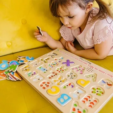 Melissa & Doug Wooden Alphabet Sound Puzzle for Kids