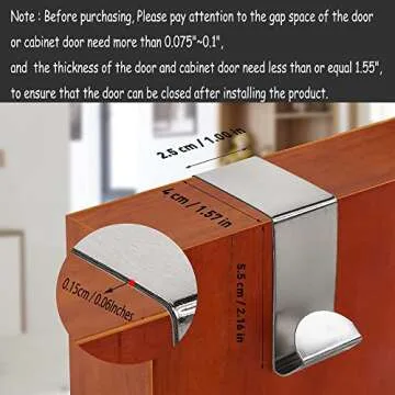 IZUS Bag-Organizer-Holder Purse Hanger - 20 Hooks for Closet and Door 2Pcs (Rack for Handbags/2 pcs Hold 20 Bags)