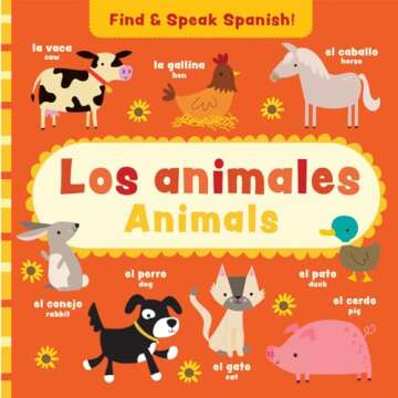 Bilingual Animal Recognition Book: English & Spanish