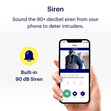 Canary Pro Indoor Home Security Camera 1080p HD WiFi IP | 24/7 Watch Live Video, Siren, Climate Monitor, Motion Alerts, Two-Way Talk, Night Vision, 10x Zoom, Private Mode, Works with Alexa and More