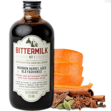 Bittermilk No.1 Bourbon Barrel Aged Old Fashioned Mix - Craft Cocktails Made Easy