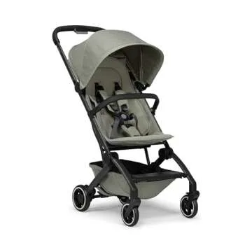 Joolz AER+ Lightweight Baby Stroller, Ultra Compact & Portable One-Hand Fold Design - Ergonomic Recline Seat - Infant & Toddler (up to 50 lb) - Airplane Friendly Stroller - XXL Sun Hood -Sage Green