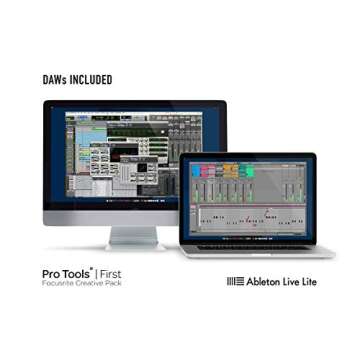 Focusrite Scarlett 2i2 Studio Bundle with Software and Monitors