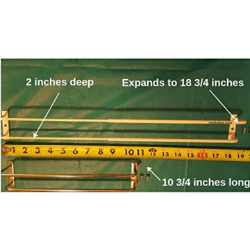 Expandable Chrome Rack Set for Kitchen and RV Storage
