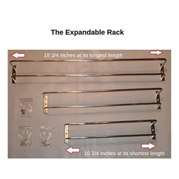 Expandable Chrome Rack Set for Kitchen and RV Storage
