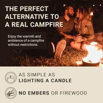 Radiate XL Portable Campfire 8" - Eco-friendly & Reusable