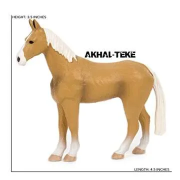 Terra by Battat – 6 Pcs 6" Horse Toys – Plastic Animal Figures Horses – Realistic Mustang Figurines – Collectible Horse Gift for Kids 3+ – Horse Party Decorations