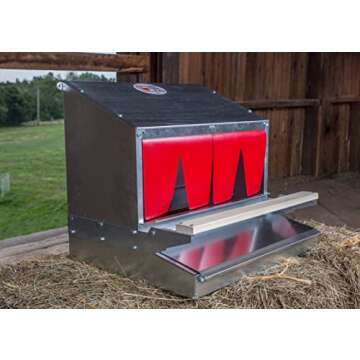 Best Nest Box Reversible Rollout Chicken Nest Box (Medium- 24")