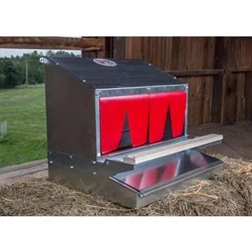 Best Nest Box Reversible Rollout Chicken Nest Box (Medium- 24")
