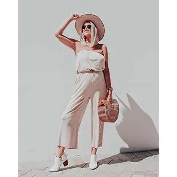 ZESICA Women's Elegant Off Shoulder Jumpsuit for Every Occasion