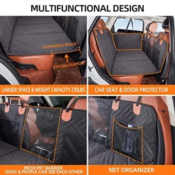 YJGF Back Seat Extender for Dogs – Comfort & Security