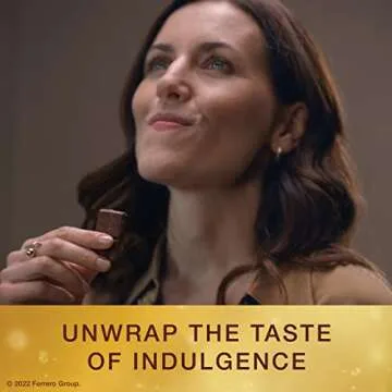 Ferrero Rocher Premium Dark Chocolate Hazelnut Bars - 8 Pack, Luxury Treats for Gifts