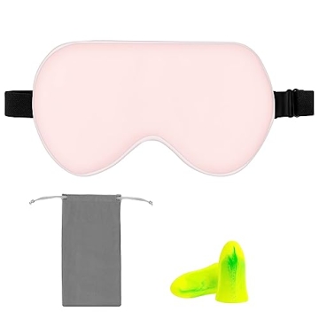 Luxury Mulberry Silk Sleep Eye Mask with Adjustable Strap