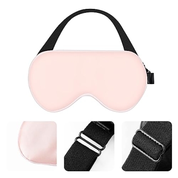 Luxury Mulberry Silk Sleep Eye Mask with Adjustable Strap