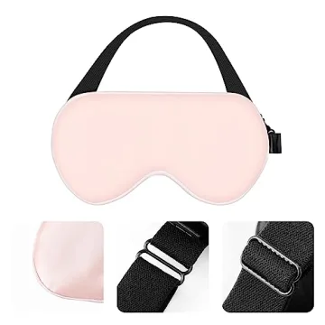 Luxury Mulberry Silk Sleep Eye Mask with Adjustable Strap