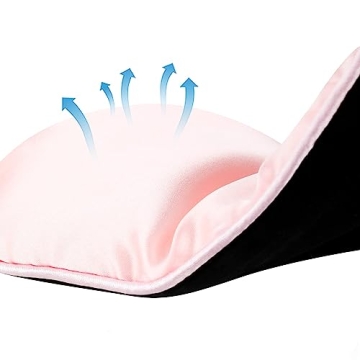 Luxury Mulberry Silk Sleep Eye Mask with Adjustable Strap