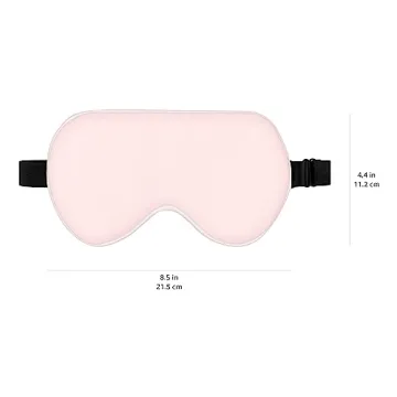 Luxury Mulberry Silk Sleep Eye Mask with Adjustable Strap