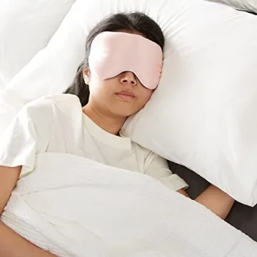 Luxury Mulberry Silk Sleep Eye Mask with Adjustable Strap